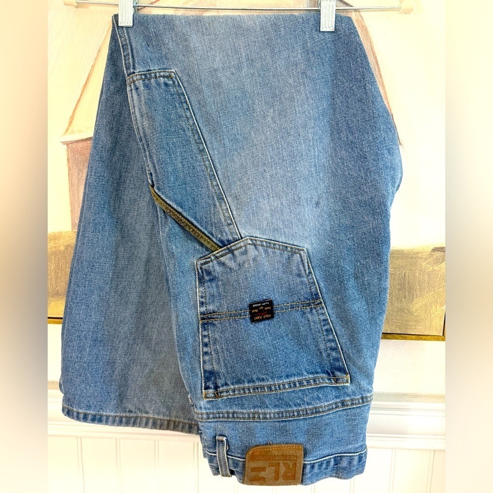 VINTAGE Polo Ralph Lauren Carpenter Jeans Size tagged 32x30 measures 35”